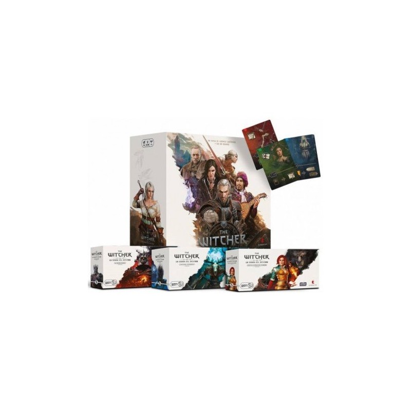 Base Deluxe + Cacería Salvaje + Monstruos Legendarios + Triss + Promo - La Senda del Destino - The Witcher