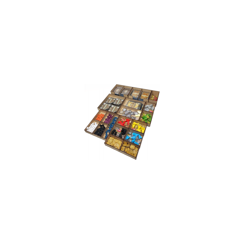 Inserto compatible con LORDS OF WATERDEEP (Base + Exp. Scoundrels of Skullport)