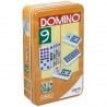 DOMINÓ COLORES DOBLE 9 METAL BOX