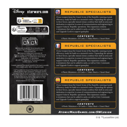 Republic Specialists - Legion - Star Wars (ES/DE/EN/FR)