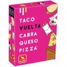 Taco, vuelta, cabra, queso, pizza