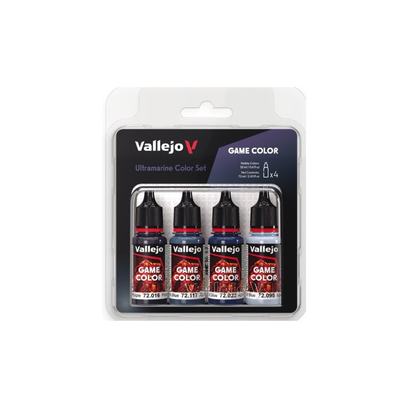 Vallejo-72389 Game Game Set 18 ml - Ultramarine Skin