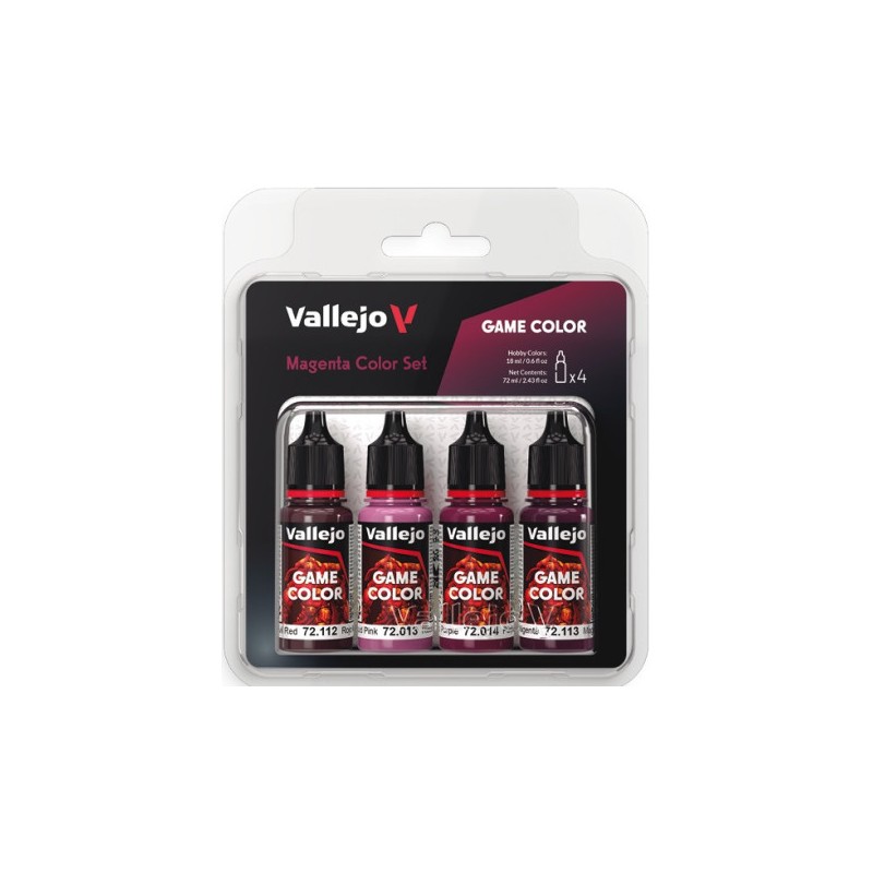 Vallejo-72388 Game Color Set 18 ml - Magenta Skin