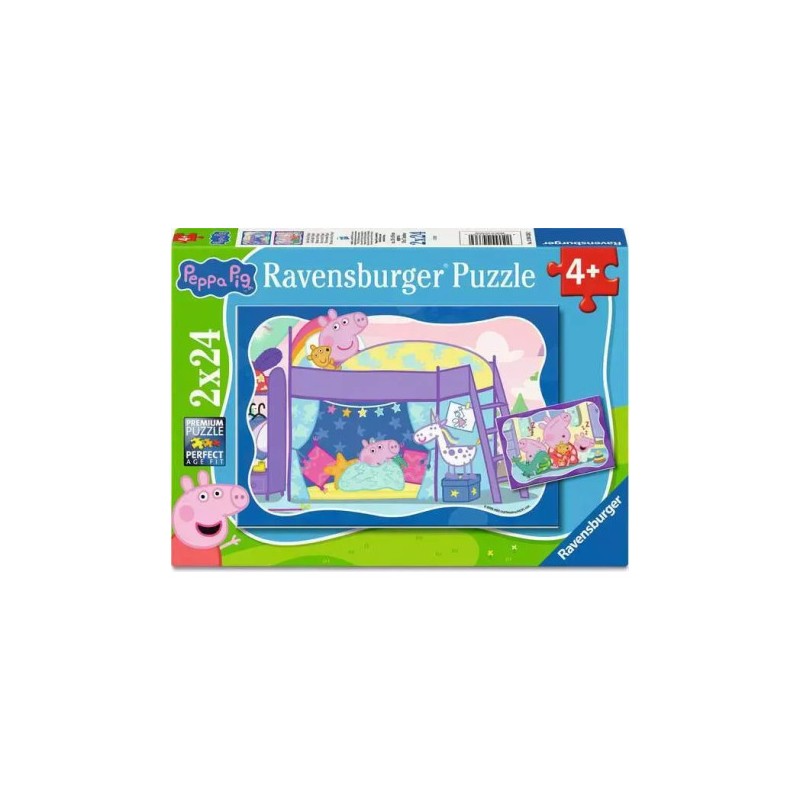 Buenas noches - Peppa Pig - Puzzle 2x24 Pz