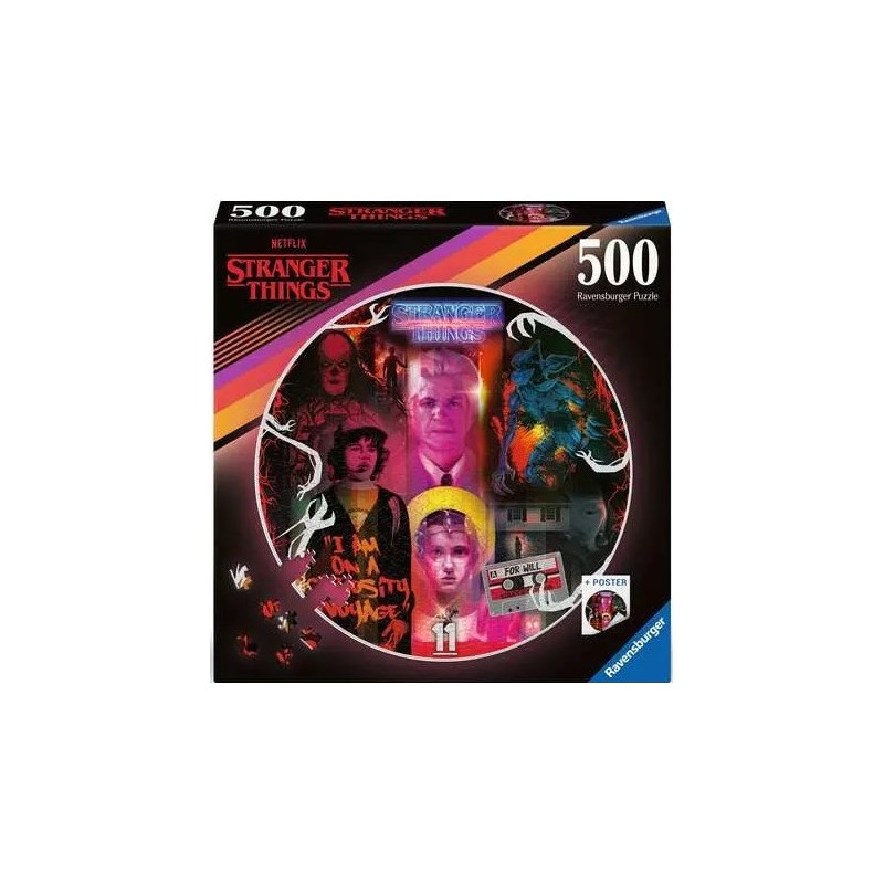 Stranger Things - Circular - Puzzle 500 Piezas
