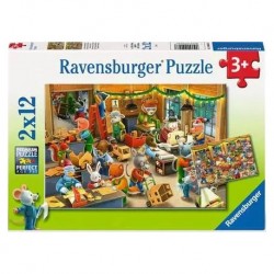 Taller de Navidad - Puzzle 2x12 Pz