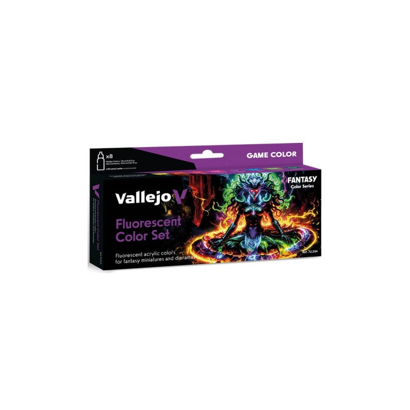 [72.214] Game Color Fluo Set 18 ml - Fluorescent Color