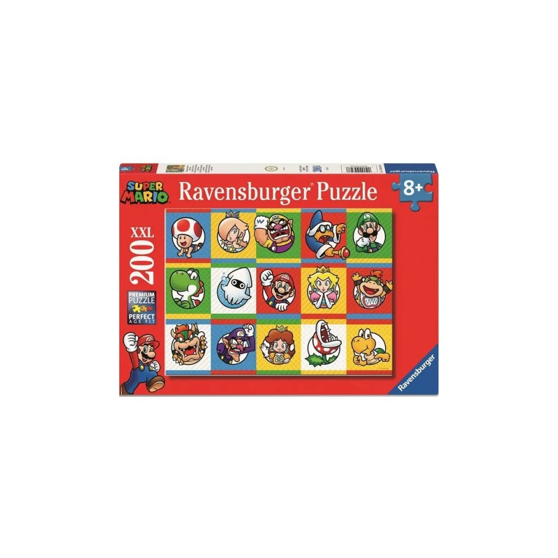 Super Mario - Puzzle 200 Piezas XXL