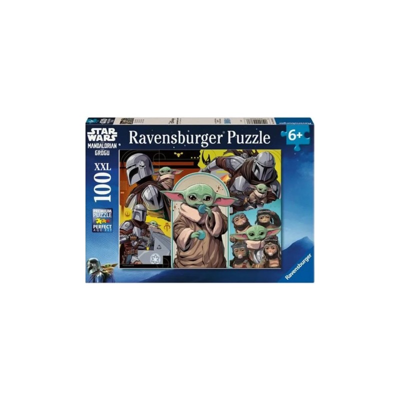 The Mandalorian & Grogu - Puzzle 100 Piezas XXL