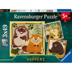 Hoppers: Las Aventuras de Mabel - Puzzle 3x49 Pz