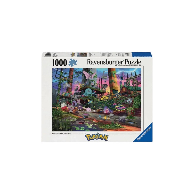 Jolteon y la central eléctrica recuperada - Pokémon - Puzzle 1000 Piezas
