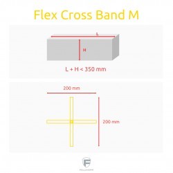 Flex Cross Band - M (3 pcs - 200x200 mm)