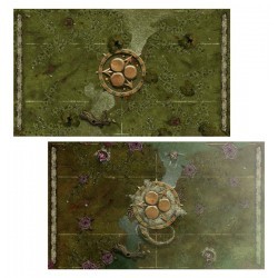 Nurgle Team Pitch & Dugouts - Blood Bowl