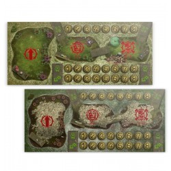 Nurgle Team Pitch & Dugouts - Blood Bowl