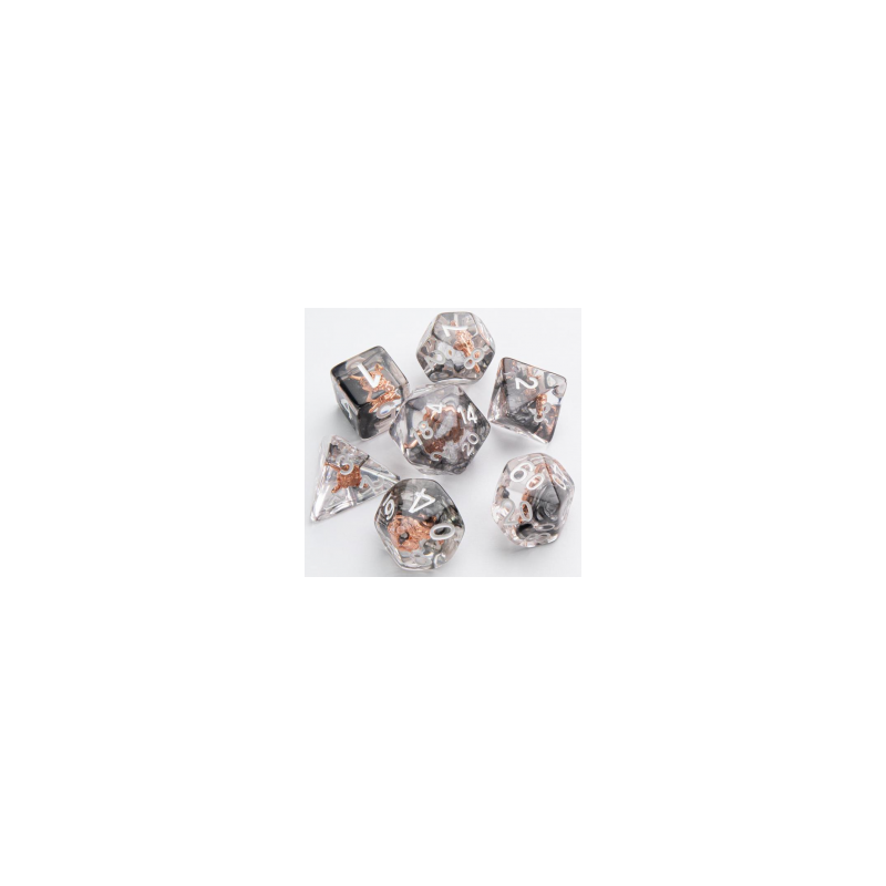 Shield & Weapons RPG Dice Set (7 pcs)