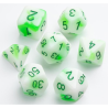 Toxic Stones RPG Dice Set (7 pcs)