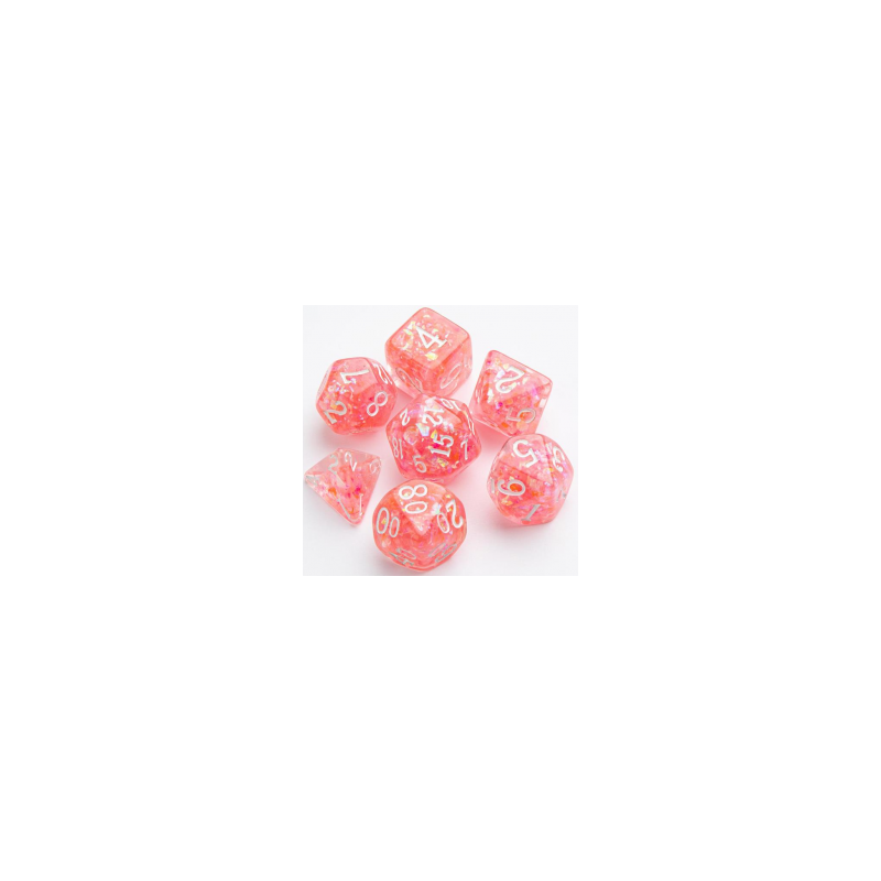 Peach RPG Dice Set (7pcs)