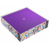 Magnetic Dice Tray Square Black/Purple