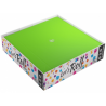 Magnetic Dice Tray Square Black/Green