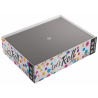 Magnetic Dice Tray Rectangular Black/Gray