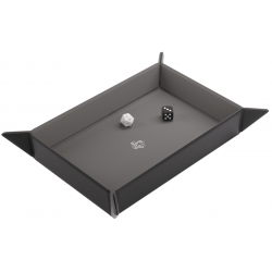 Magnetic Dice Tray Rectangular Black/Gray