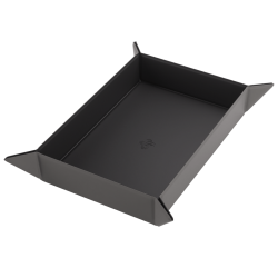 Magnetic Dice Tray Rectangular Black/Gray