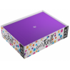 Magnetic Dice Tray Rectangular Black/Purple