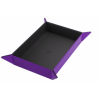 Magnetic Dice Tray Rectangular Black/Purple