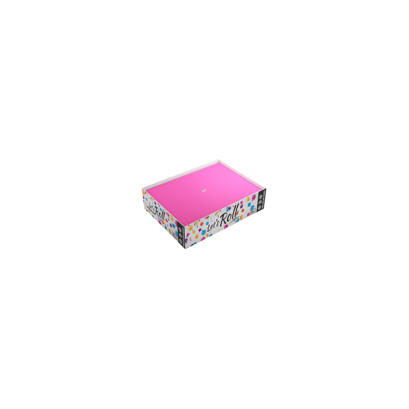 Magnetic Dice Tray Rectangular Black/Pink
