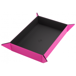 Magnetic Dice Tray Rectangular Black/Pink