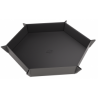 Magnetic Dice Tray Hexagonal Black/Gray