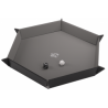 Magnetic Dice Tray Hexagonal Black/Gray
