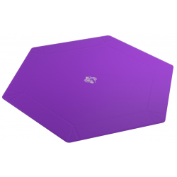 Magnetic Dice Tray Hexagonal Black/Purple