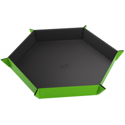 Magnetic Dice Tray Hexagonal Black/Green