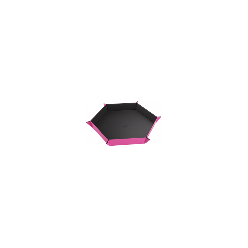 Magnetic Dice Tray Hexagonal Black/Pink