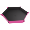 Magnetic Dice Tray Hexagonal Black/Pink