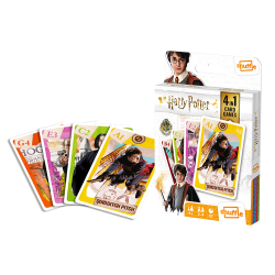 Harry Potter - Juego de cartas 4 en 1