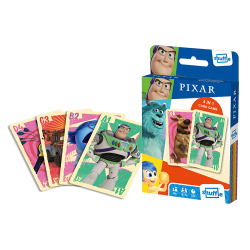 Disney Pixar - Juego de cartas 4 en 1