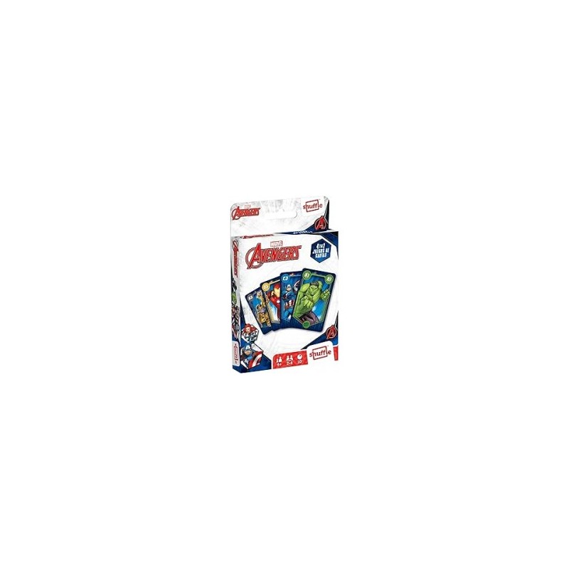 Avengers - Juego de cartas 4 en 1