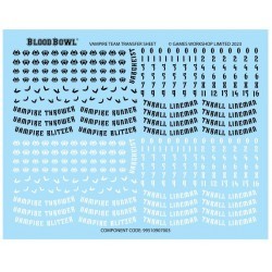 Equipo Vampire: Drakfang Thirsters - Blood Bowl