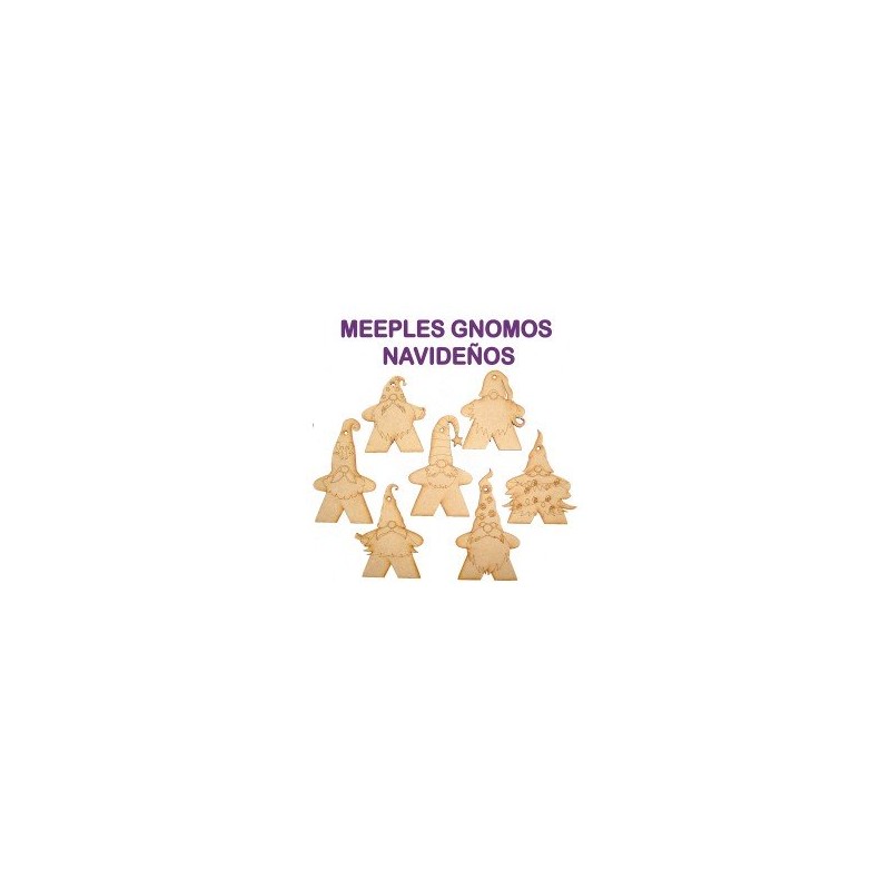 MEEPLES GNOMOS NAVIDEÑOS